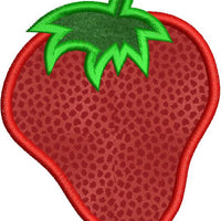 Strawberry Applique Machine Embroidery Design - Embroidery Designs By AVI