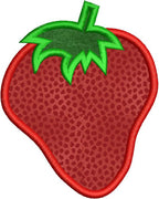 Strawberry Applique Machine Embroidery Design - Embroidery Designs By AVI