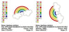 Applique Rainbow and Clouds Machine Embroidery Design - Embroidery Designs By AVI