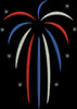 Fireworks Fourth 4th of July Machine Embroidery Design - Embroidery Designs By AVI