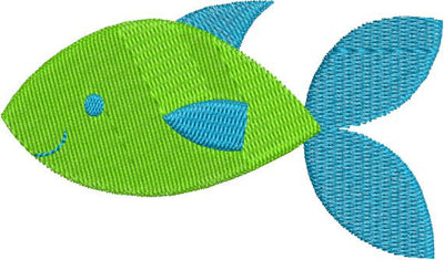 Simple Fish Machine Embroidery Design - Embroidery Designs By AVI