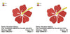 Hawaiian Hibiscus Flower Machine Embroidery Design - Embroidery Designs By AVI