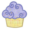 Applique Birthday Cupcake II Machine Embroidery Design - Embroidery Designs By AVI