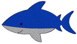 Cute Shark Machine Embroidery Design - Embroidery Designs By AVI