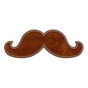 Mustache Moustache Applique Machine Embroidery Design - Embroidery Designs By AVI
