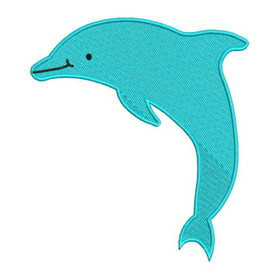 Dolphin Fish Machine Embroidery Design - Embroidery Designs By AVI
