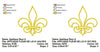 Applique Fleur De Lis 1 Color Machine Embroidery Design - Embroidery Designs By AVI