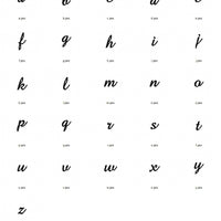 Fancy Satin Script Machine Embroidery Monogram Fonts Designs Set - Embroidery Designs By AVI