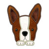 Applique Boston Terrier Puppy Dog Machine Embroidery Design - Embroidery Designs By AVI