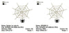 Spider on Web Halloween Machine Embroidery Design - Embroidery Designs By AVI