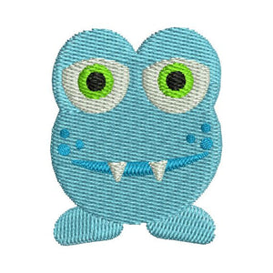 Cute Mini Little Monster II Filled Machine Embroidery Design - Embroidery Designs By AVI