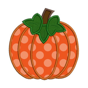 Applique Pumpkin II Fall Autumn Halloween Embroidery Design - Embroidery Designs By AVI