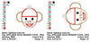 Sock Monkey Face Applique Embroidery Design - Embroidery Designs By AVI