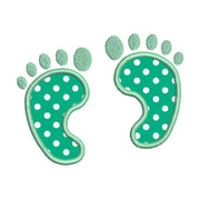 Applique Baby Footprints Foot Prints Machine Embroidery Design - Embroidery Designs By AVI