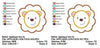 Applique Lion Face Jungle Machine Embroidery Design - Embroidery Designs By AVI