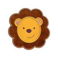 Applique Lion Face Jungle Machine Embroidery Design - Embroidery Designs By AVI
