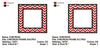 Chevron Square Frame Monogram Font Machine Embroidery Design - Embroidery Designs By AVI