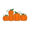 Pumpkin Patch Group Fall Autumn Thanksgiving Halloween Applique Machine Embroidery Design - Embroidery Designs By AVI