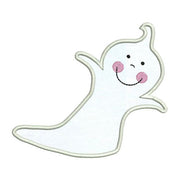 Applique Cute Happy Ghost Halloween Embroidery Design - Embroidery Designs By AVI