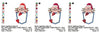 Christmas Baby Santa in Pocket Applique Machine Embroidery Design - Embroidery Designs By AVI