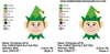 Christmas Elf Face Machine Embroidery Design - Embroidery Designs By AVI