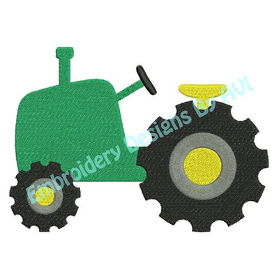 Tractor Farm Machine Embroidery Design - Embroidery Designs By AVI