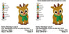 Reindeer Deer Christmas Machine Embroidery Design - Embroidery Designs By AVI