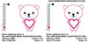 Valentine Bear Heart Applique Machine Embroidery Design - Embroidery Designs By AVI