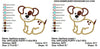 Applique Puppy Dog II Machine Embroidery Design - Embroidery Designs By AVI